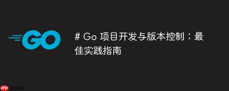# Go 项目开发与版本控制:最佳实践指南