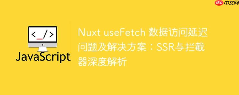 Nuxt useFetch 数据访问延迟问题及解决方案:SSR与拦截器深度解析