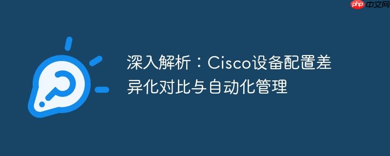 深入解析:Cisco设备配置差异化对比与自动化管理
