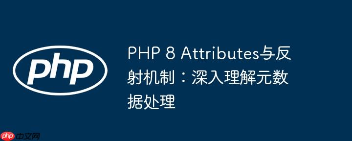 PHP 8 Attributes与反射机制:深入理解元数据处理