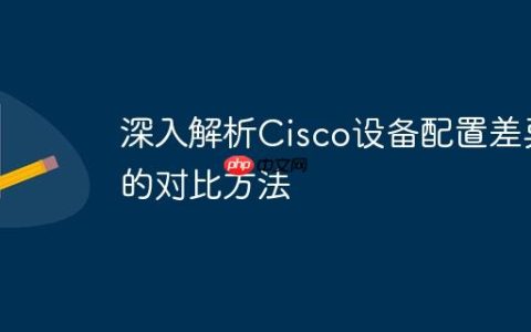 深入解析Cisco设备配置差异的对比方法