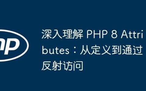 深入理解 PHP 8 Attributes：从定义到通过反射访问