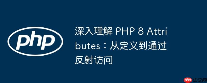 深入理解 PHP 8 Attributes:从定义到通过反射访问