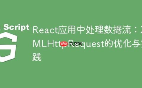 React应用中处理数据流：XMLHttpRequest的优化与实践