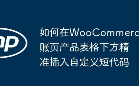 如何在WooCommerce结账页产品表格下方精准插入自定义短代码