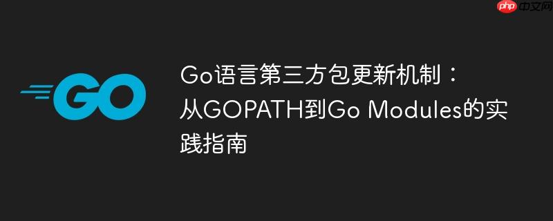 Go语言第三方包更新机制:从GOPATH到Go Modules的实践指南