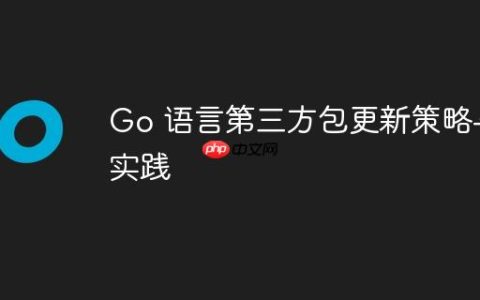 Go 语言第三方包更新策略与实践
