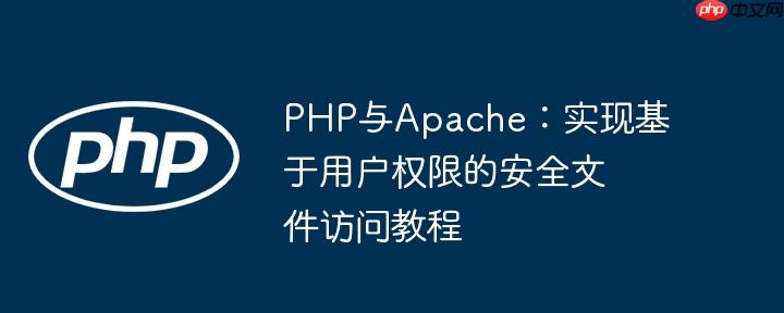 PHP与Apache:实现基于用户权限的安全文件访问教程