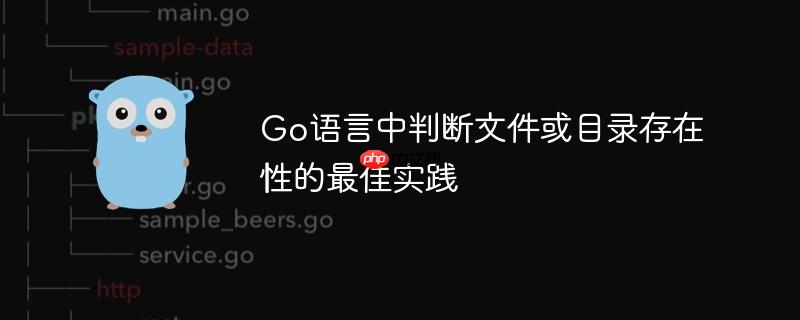 Go语言中判断文件或目录存在性的最佳实践