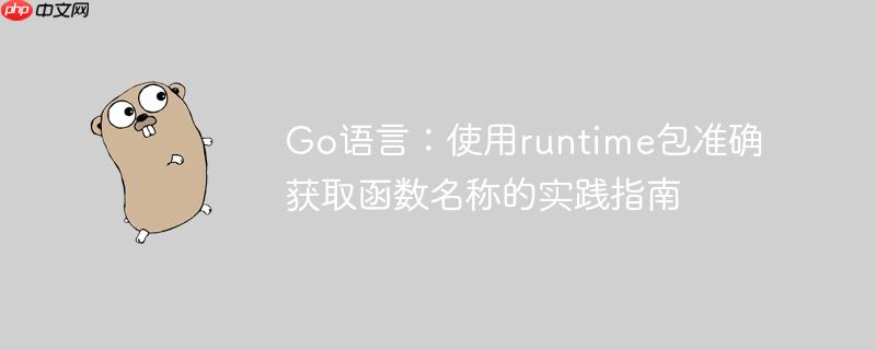 Go语言：使用runtime包准确获取函数名称的实践指南