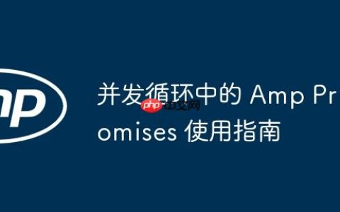 并发循环中的 Amp Promises 使用指南