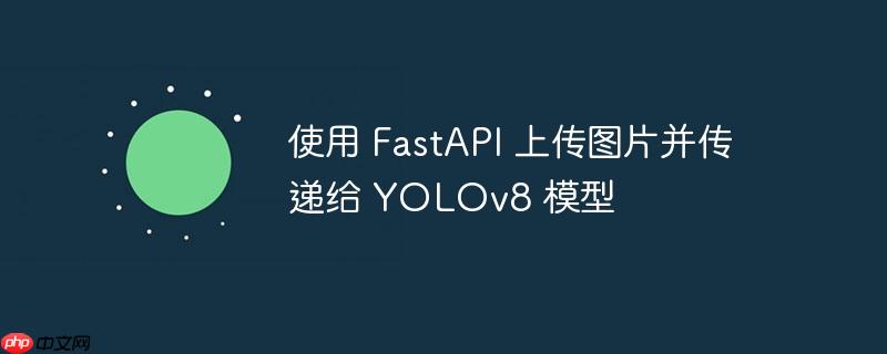 使用 fastapi 上传图片并传递给 yolov8 模型