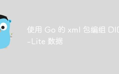 使用 Go 的 xml 包编组 DIDL-Lite 数据