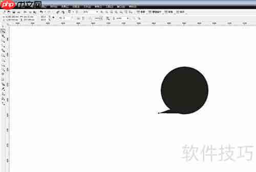 CDR绘制矢量对话图标技巧