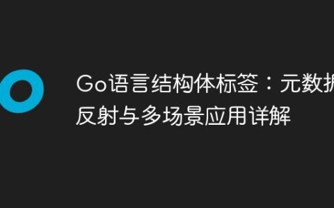 Go语言结构体标签：元数据、反射与多场景应用详解