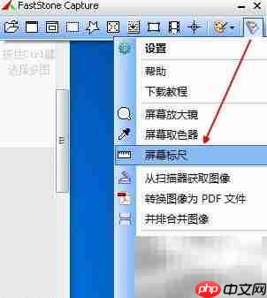 FastStone标尺使用技巧