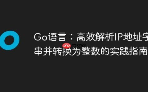 Go语言：高效解析IP地址字符串并转换为整数的实践指南