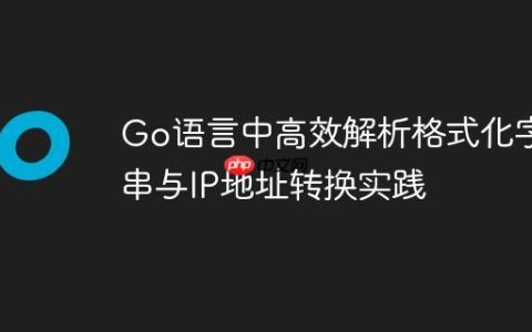 Go语言中高效解析格式化字符串与IP地址转换实践