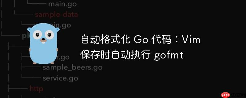 自动格式化 go 代码:vim 保存时自动执行 gofmt