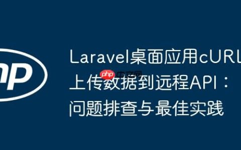 Laravel桌面应用cURL上传数据到远程API：问题排查与最佳实践