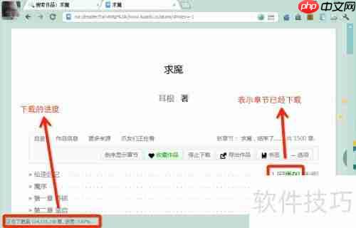 魔爪TXT小说下载教程