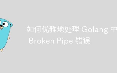 如何优雅地处理 Golang 中的 Broken Pipe 错误