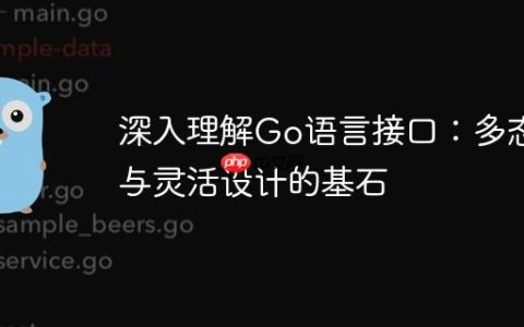 深入理解Go语言接口：多态性与灵活设计的基石