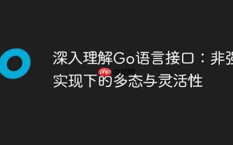 深入理解Go语言接口：非强制实现下的多态与灵活性