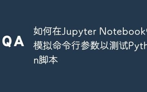 如何在Jupyter Notebook中模拟命令行参数以测试Python脚本