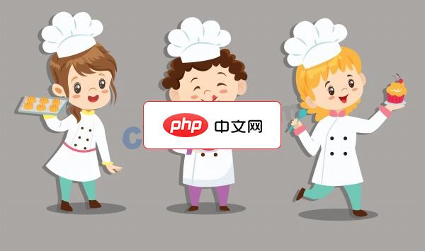 可爱小厨师角色矢量图素材