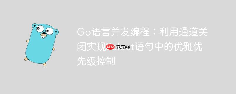 Go语言并发编程：利用通道关闭实现Select语句中的优雅优先级控制