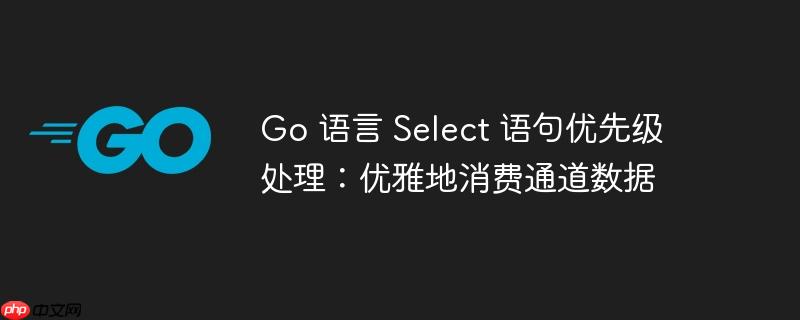 go 语言 select 语句优先级处理：优雅地消费通道数据