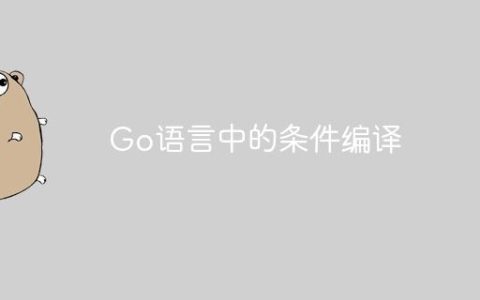 Go语言中的条件编译