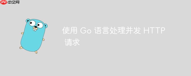 使用 go 语言处理并发 http 请求