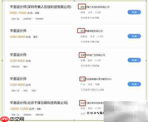 平面设计师薪资一览