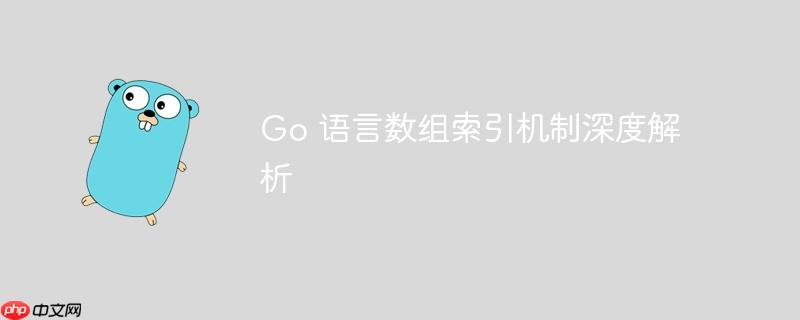go 语言数组索引机制深度解析