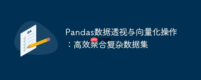 Pandas数据透视与向量化操作：高效聚合复杂数据集