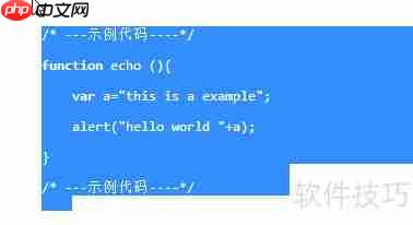 代码高亮与语法着色技巧