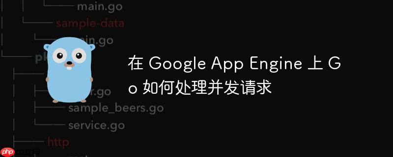 在 google app engine 上 go 如何处理并发请求