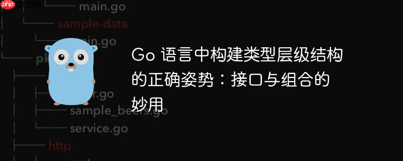 go 语言中构建类型层级结构的正确姿势:接口与组合的妙用