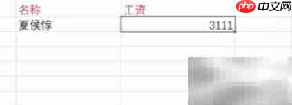 工资表中查找员工薪资方法