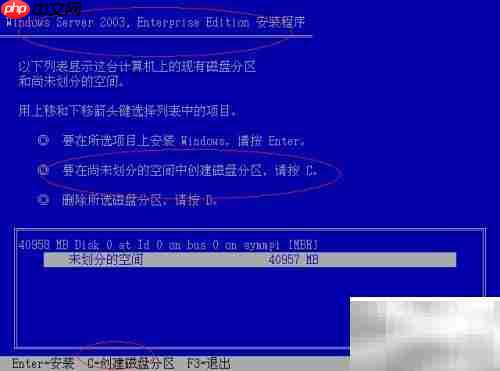 Windows Server 2003安装指南