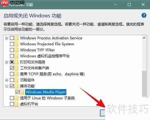 Win10 2004启用Media Player