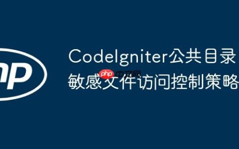 CodeIgniter公共目录敏感文件访问控制策略