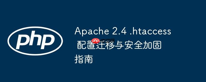 Apache 2.4 .htaccess 配置迁移与安全加固指南