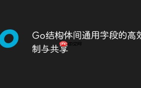 Go结构体间通用字段的高效复制与共享