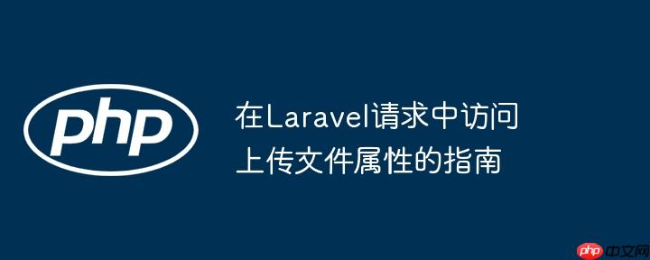 在Laravel请求中访问上传文件属性的指南