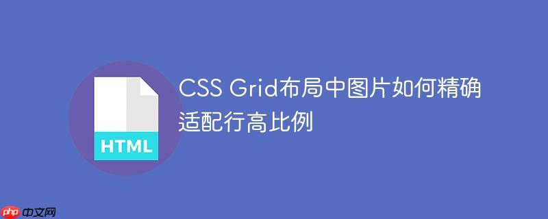 CSS Grid布局中图片如何精确适配行高比例