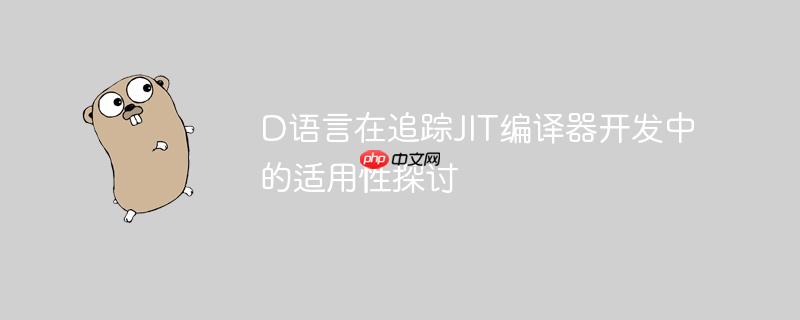 D语言在追踪JIT编译器开发中的适用性探讨