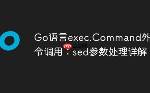 Go语言exec.Command外部命令调用：sed参数处理详解